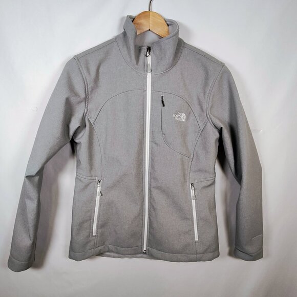 The North Face Women's Medium Gray Windwall Fulll Zipper Jacket - Picture 1 of 13